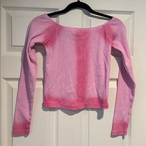 Vibrant Pink Long Sleeve Top